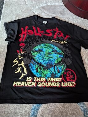 Black Graphic Tee - "Is This What Heaven Sounds Like?"